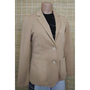 VINTAGE FIRE ISLANDER WOMENS SIZE 10 ALISTAIR BLAZER/CARDIGAN W BUTTONS TAN H170